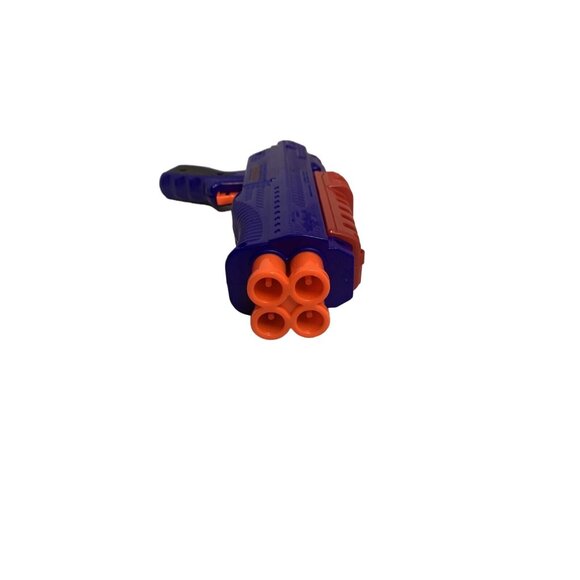 Vintage Wizard Toy Dart Gun Blaster Blue Orange 90s Retro Space Pistol Toy Gift - Picture 3 of 7